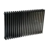 Трубчатый радиатор Betatherm горизонтальный Praktikum PV 2050 500x805 (Черный Ral9005M подк. 88)